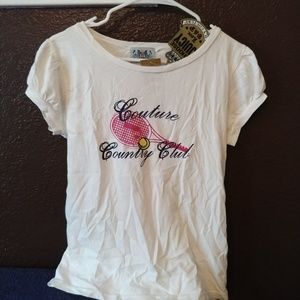 Juicy Couture XL Couture Tennis Country Club shirt
